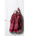 Red  Pupet Wall Hangings  Set of 2